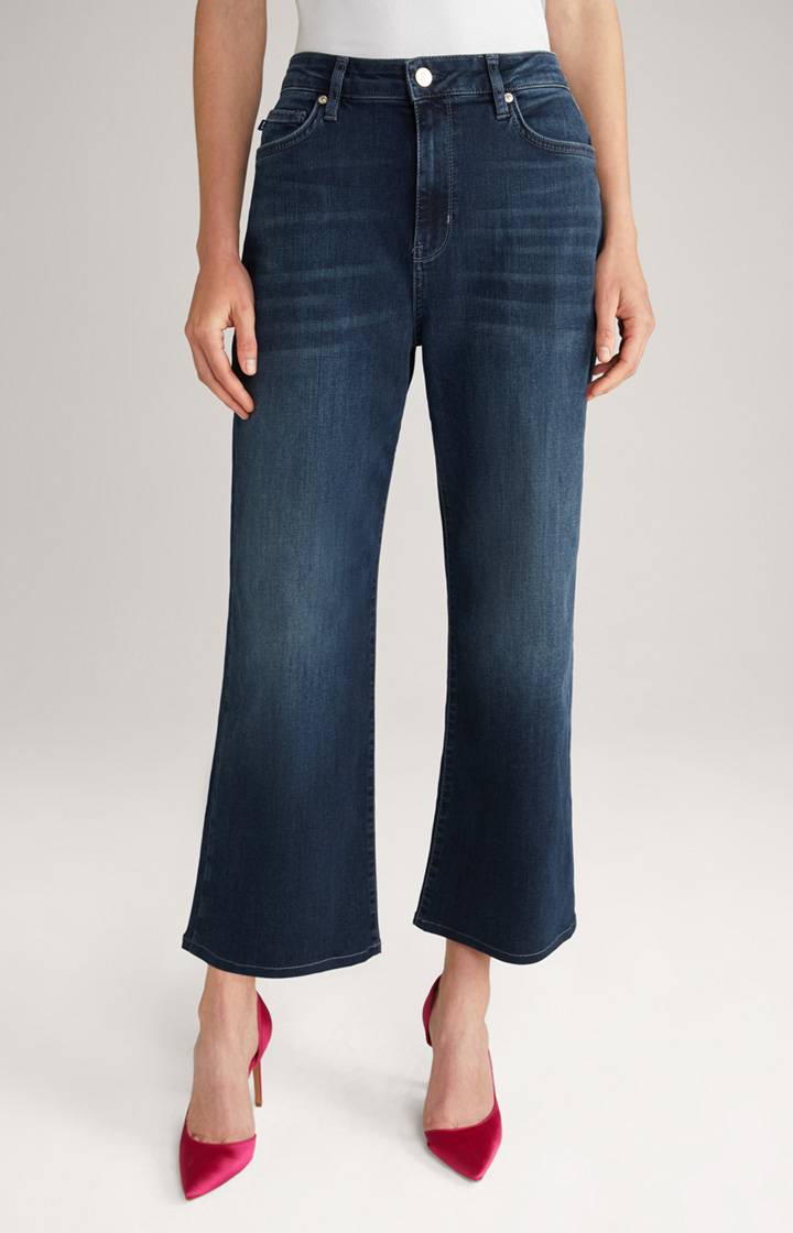 Joop Wide Leg Jeans in Dark Denim Blue