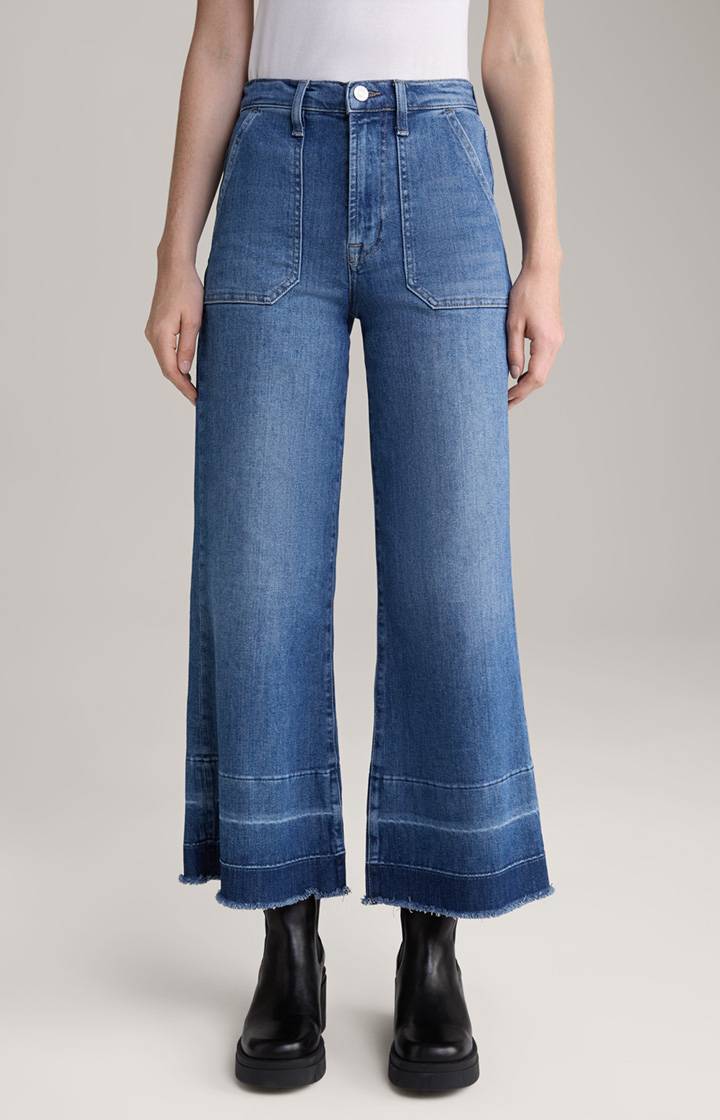 Joop Wide Leg Jeans in Denim Blau