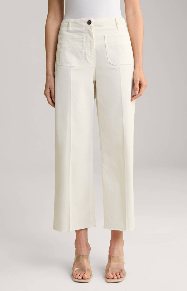 Joop Wide Leg Jeans Mialina in Offwhite