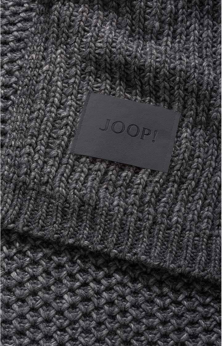 Joop Wohndecke JOOP! DOUBLE-KNIT In Anthrazit