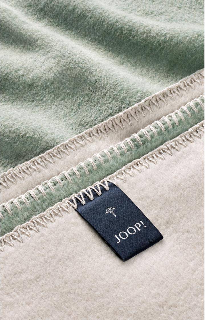 Joop Wohndecke JOOP! UNI-DOUBLEFACE In Jade-Natur