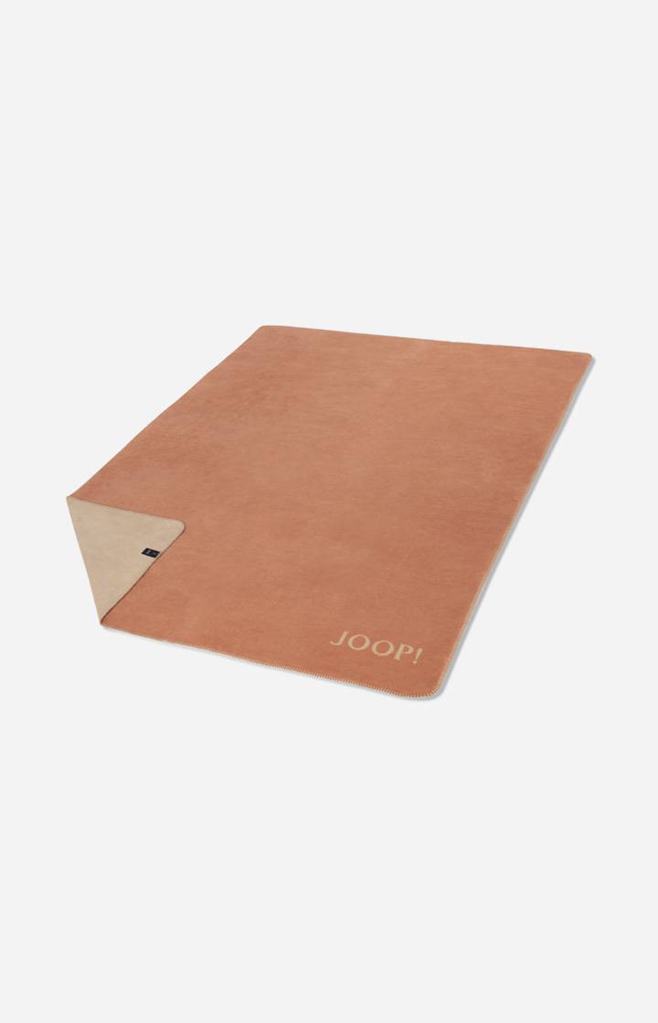 Joop Wohndecke JOOP! UNI-DOUBLEFACE In Kupfer-Sand