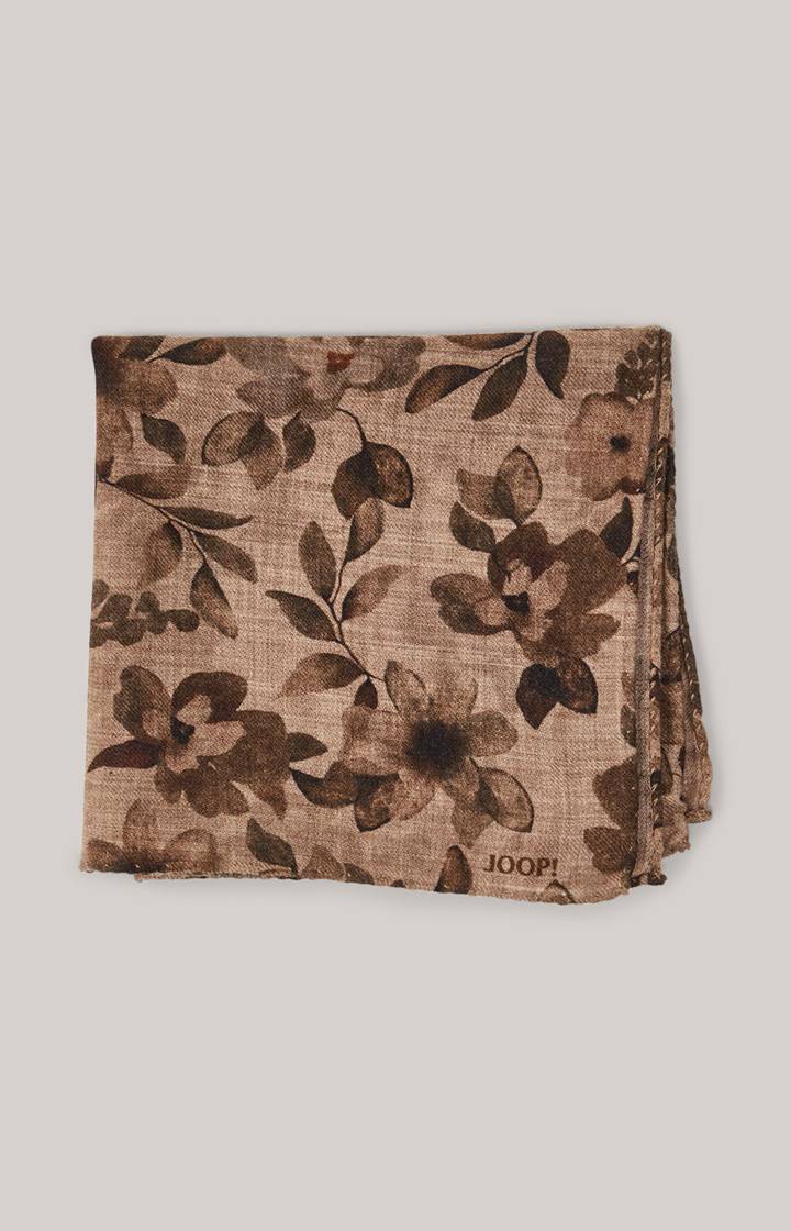 Joop Woll-Einstecktuch in Braun