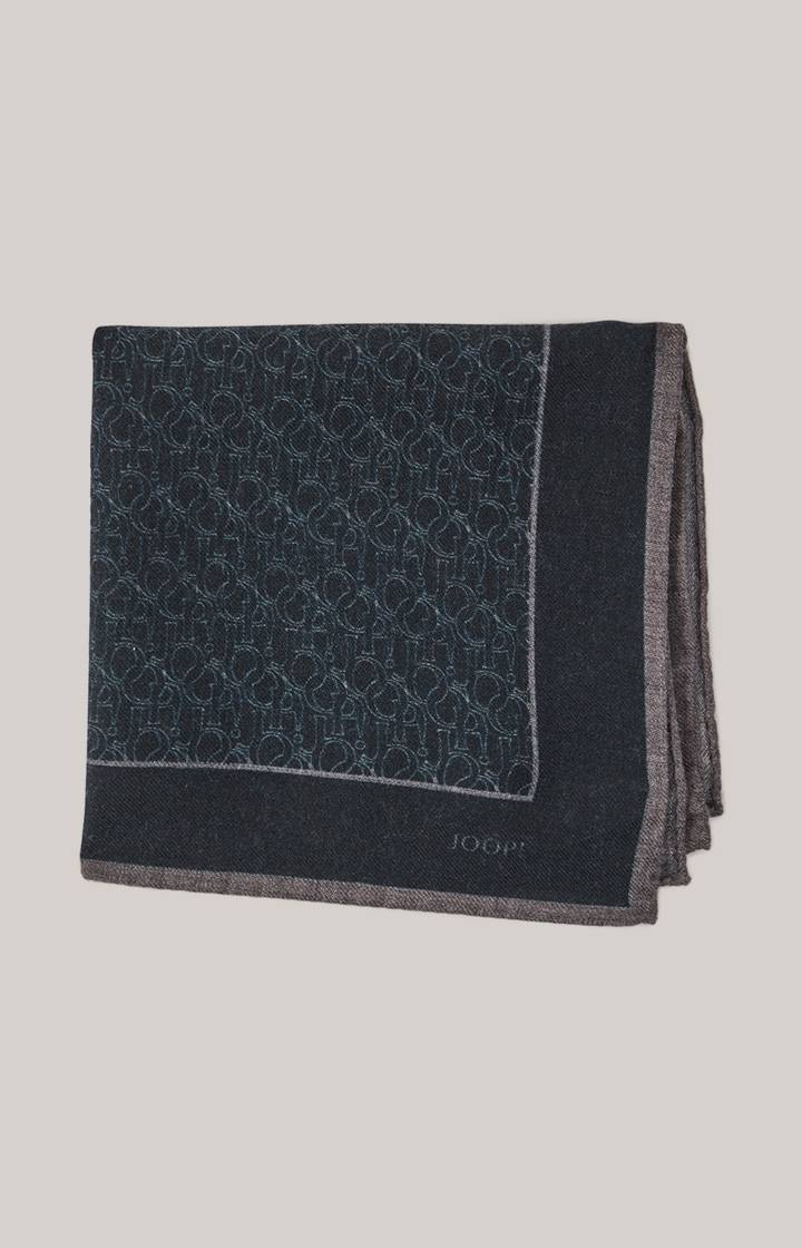 Joop Woll-Einstecktuch in Dunkelblau
