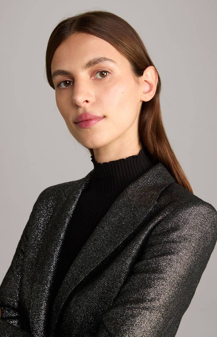 Joop Wollmix-Blazer In Schwarz/Glitzer