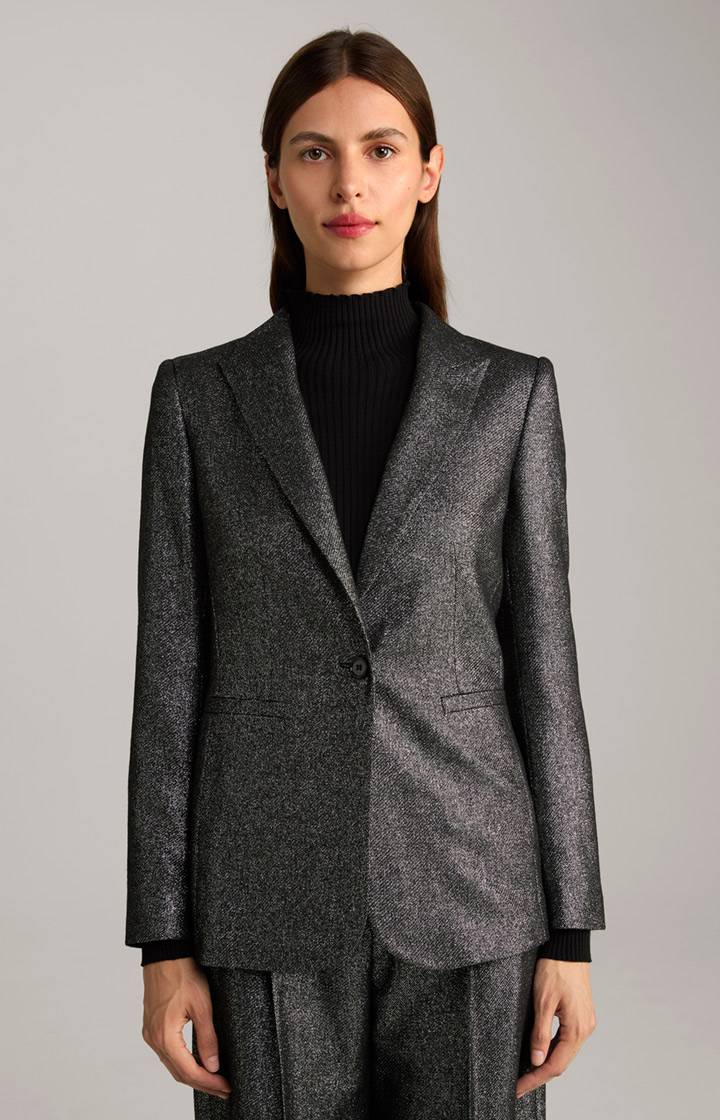 Joop Wollmix-Blazer in Schwarz/Glitzer