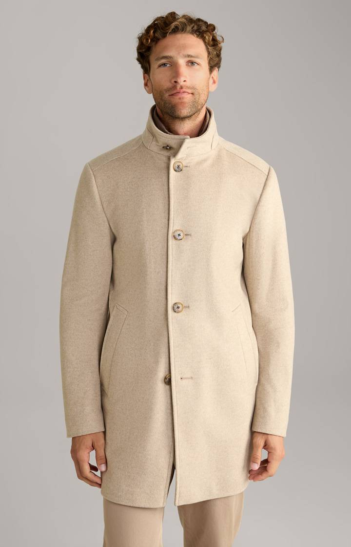 Joop Wollmix-Mantel Maico in Beige