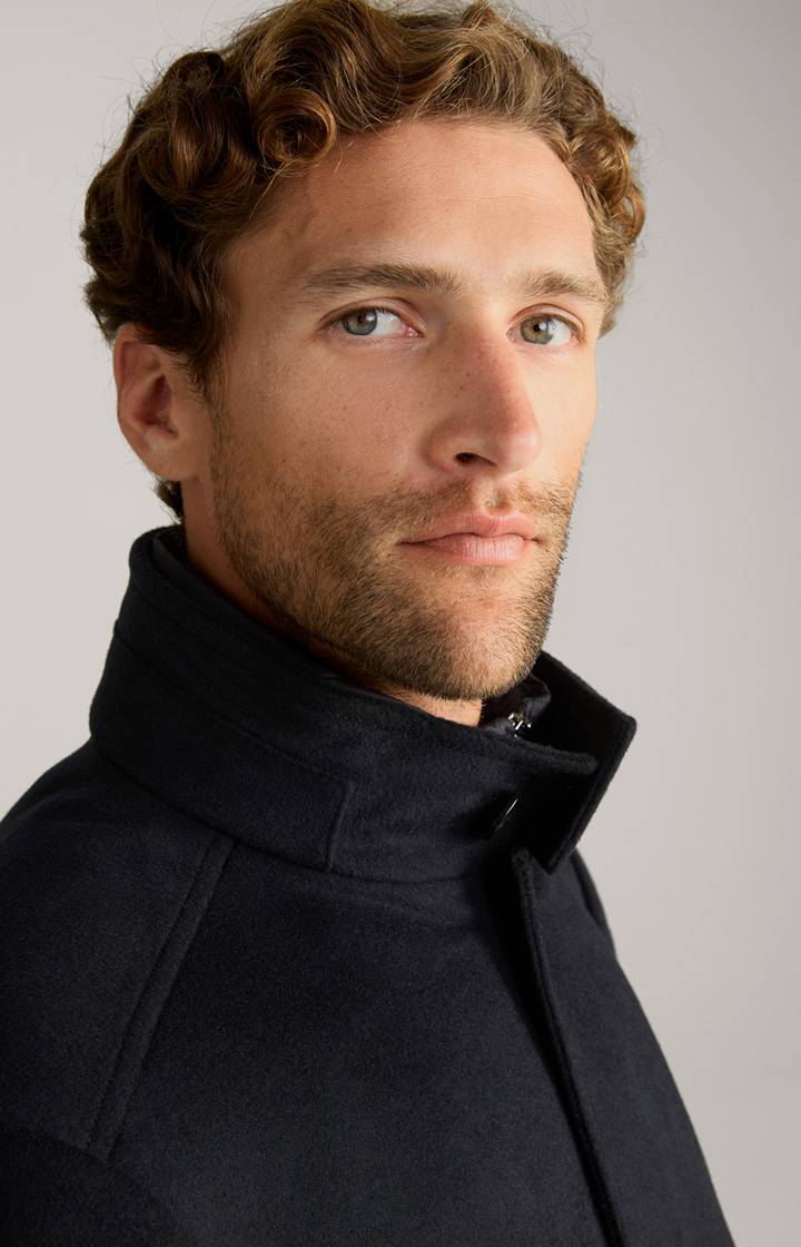 Joop Wollmix-Mantel Maico In Navy