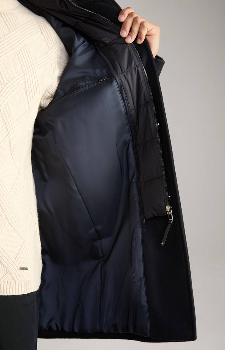 Joop Wollmix-Mantel Maico In Navy