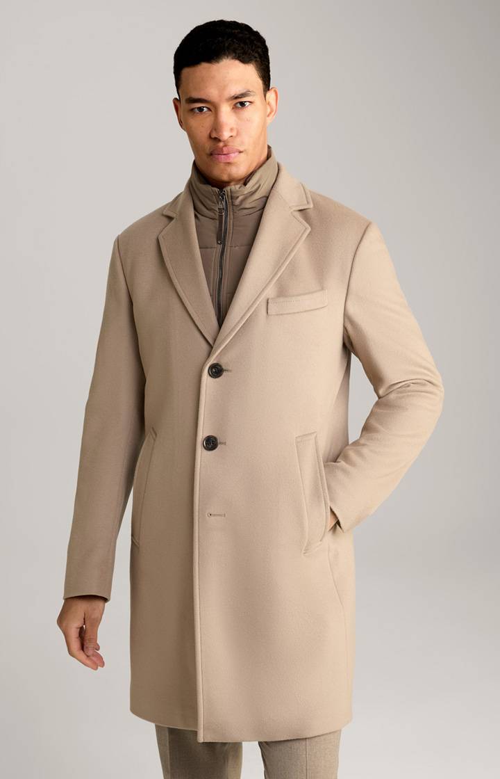 Joop Wollmix-Mantel Morris in Beige