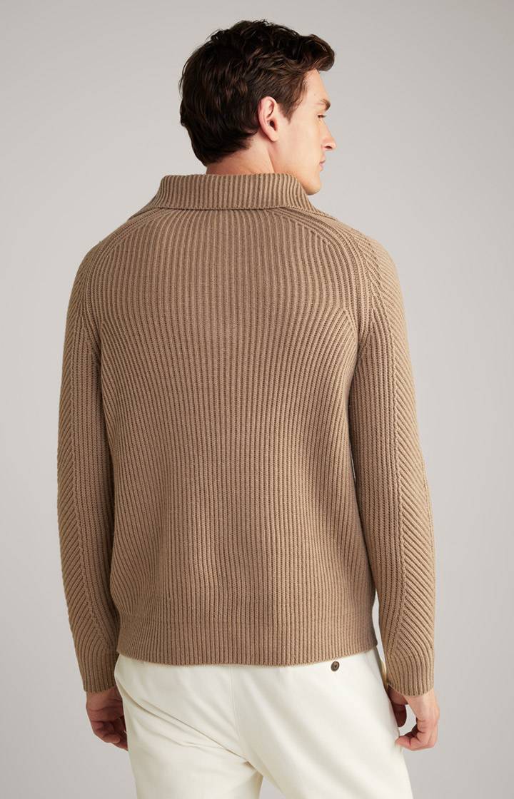 Joop Wool-Mix-Pullover Brunor In Hellbraun