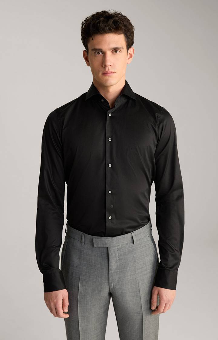 Joop X-Long Hemd Pai in Schwarz