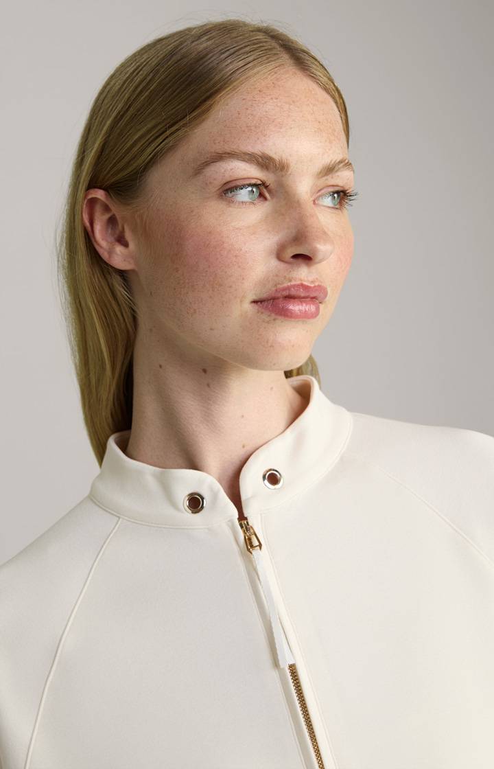 Joop Zip-Sweater In Creme