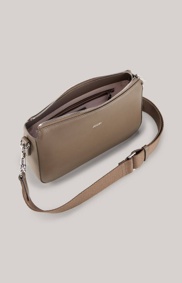 Joop Leder-Schultertasche Sofisticato Jasmina In Braungrau