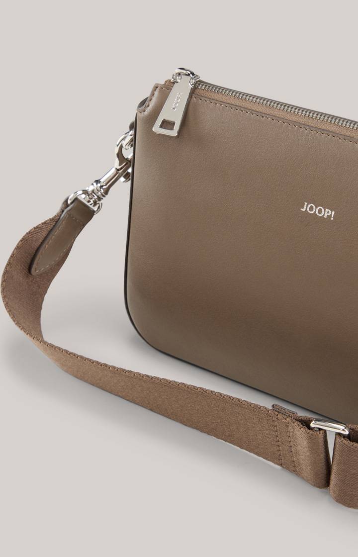Joop Leder-Schultertasche Sofisticato Jasmina In Braungrau