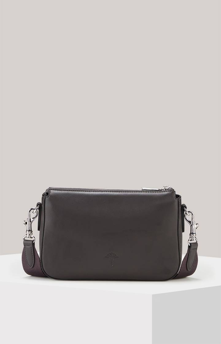 Joop Leder-Schultertasche Sofisticato Jasmina In Dunkelgrau