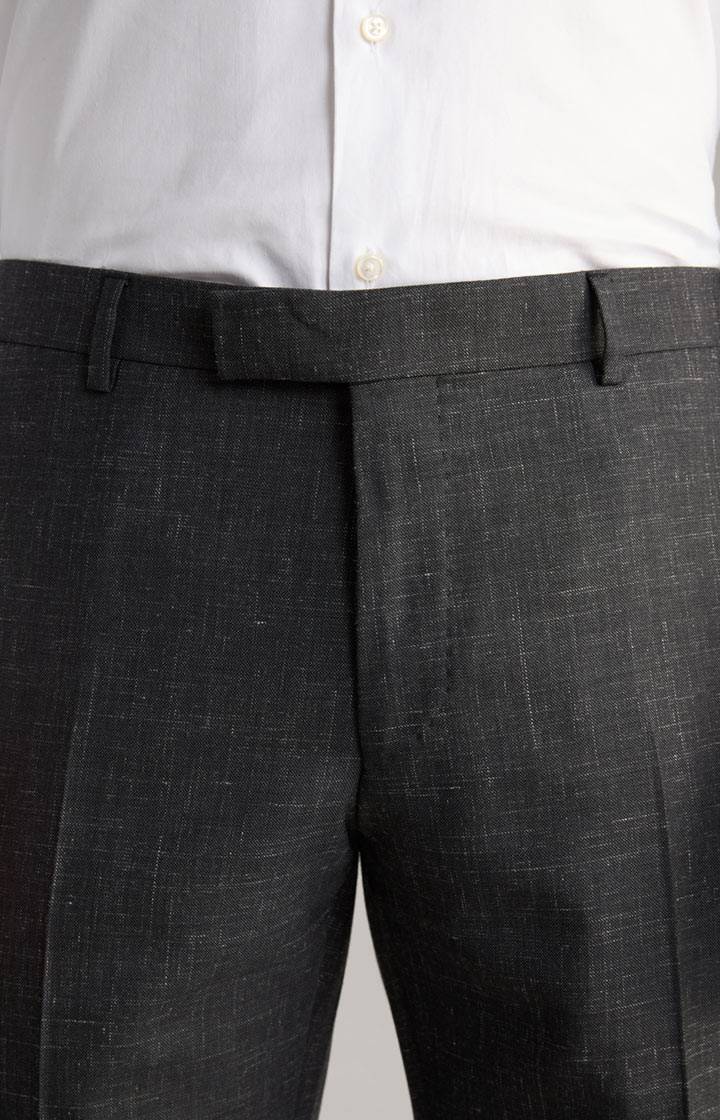 Joop Leinenmix Baukasten-Hose Blayr In Anthrazit Meliert