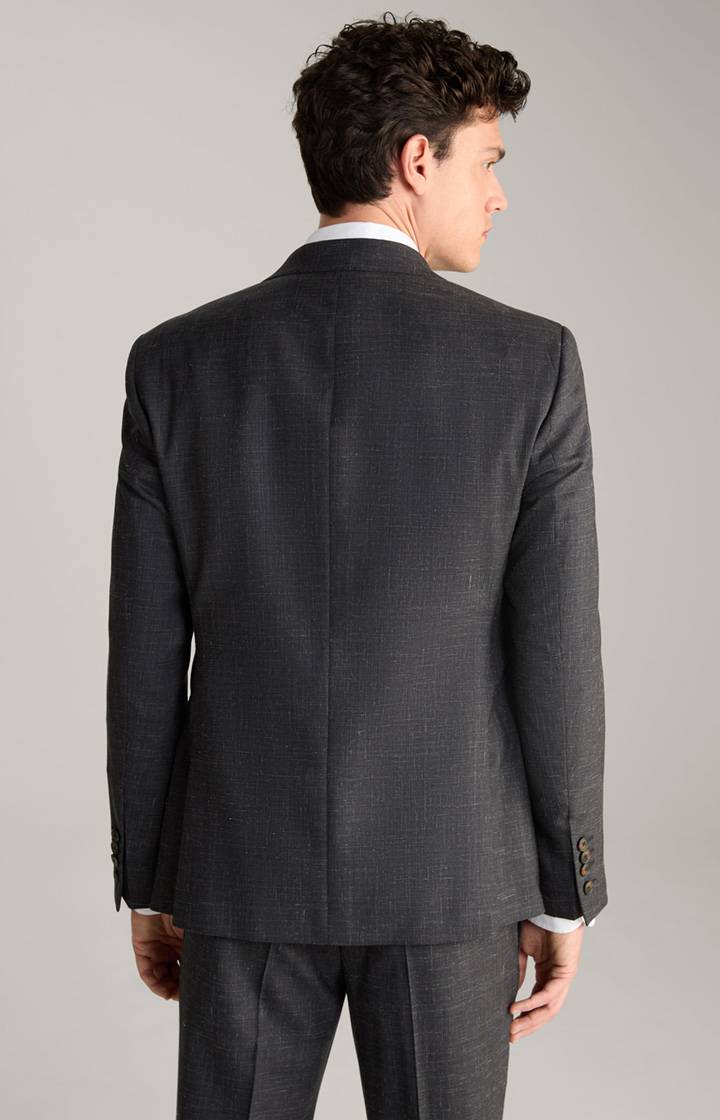 Joop Leinenmix Baukasten-Sakko Herby In Anthrazit Meliert