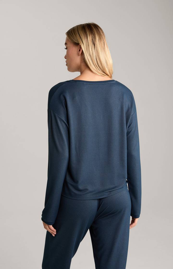 Joop Loungewear Longsleeve In Midnight Blue Meliert