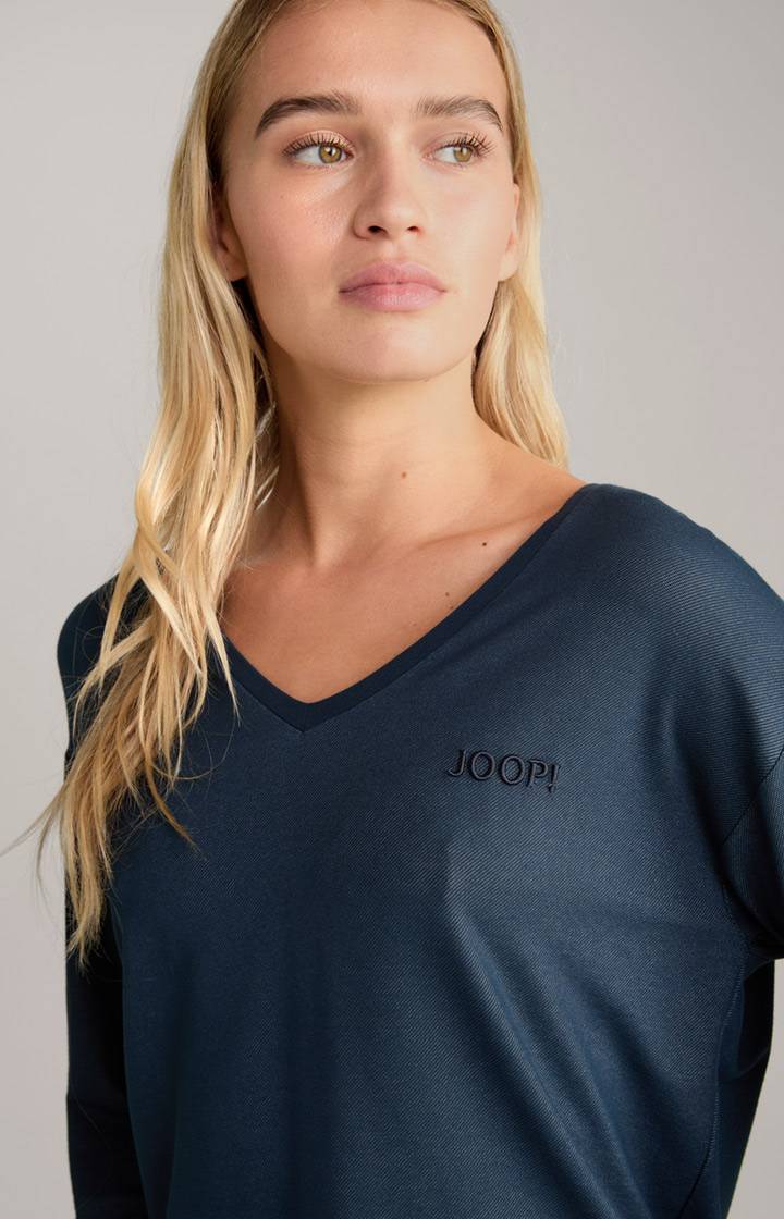 Joop Loungewear Longsleeve In Midnight Blue Meliert