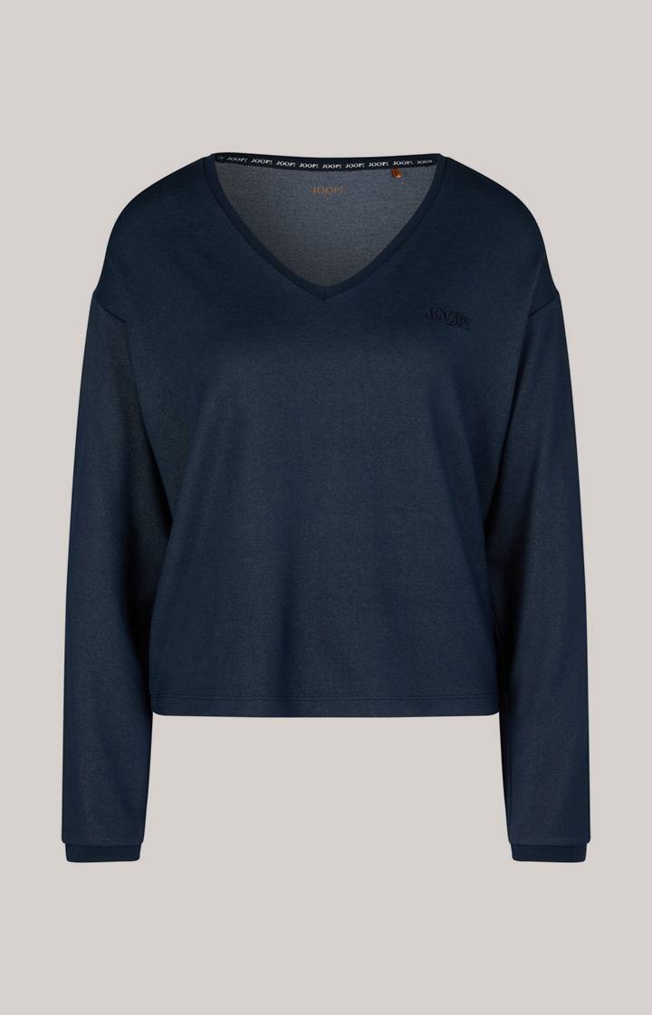 Joop Loungewear Longsleeve In Midnight Blue Meliert