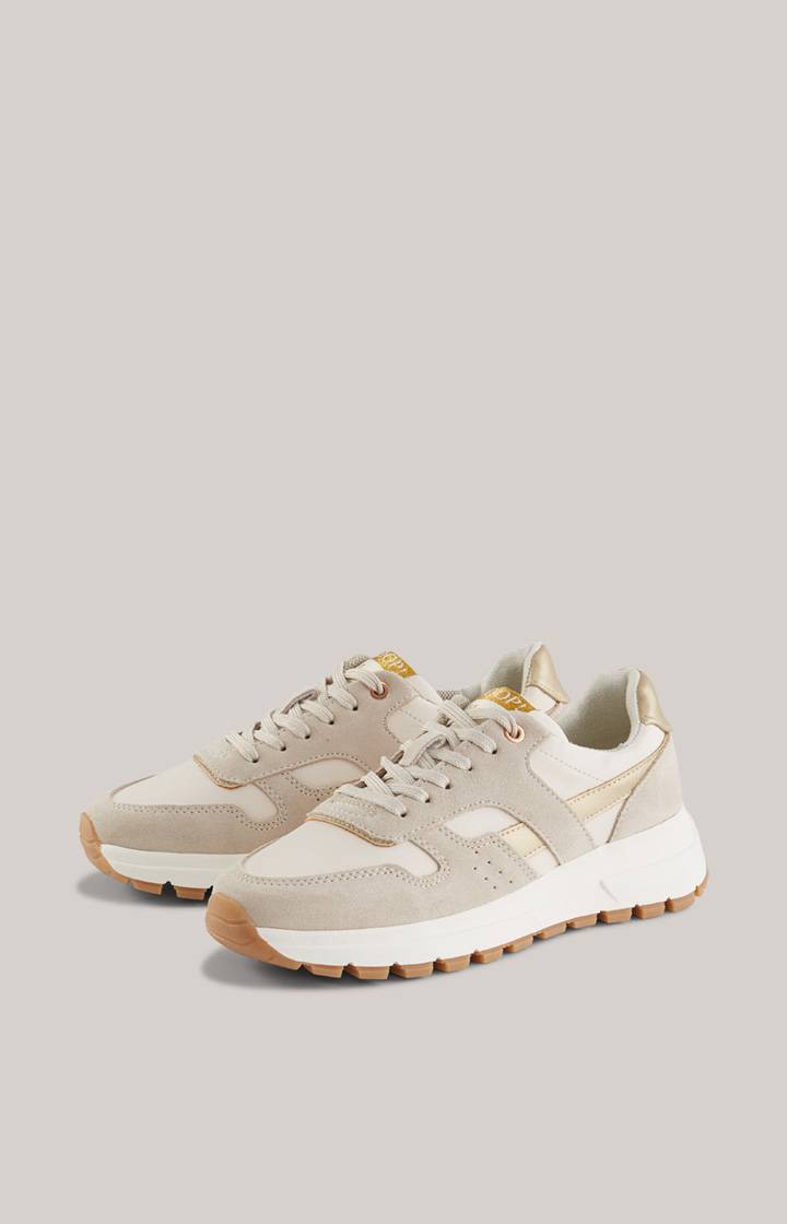 Joop Low-Top Sneaker Specchio Misto Hanna in Beige/Gold