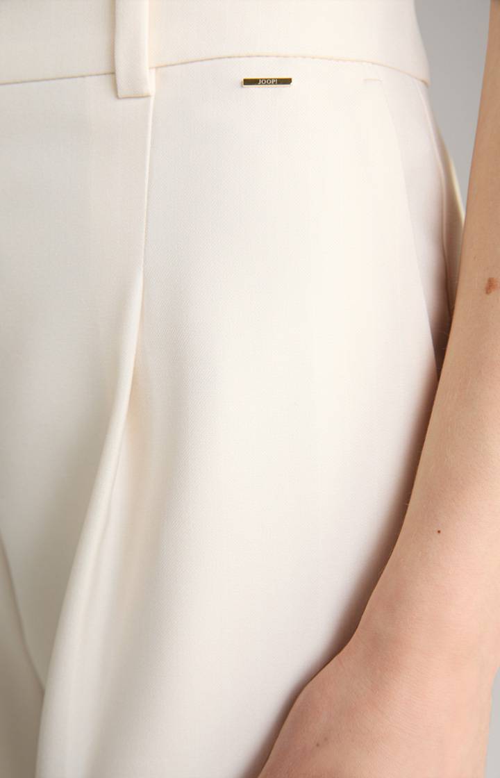 Joop Marlenehose Mit Feinen Nadelstreifen In Offwhite