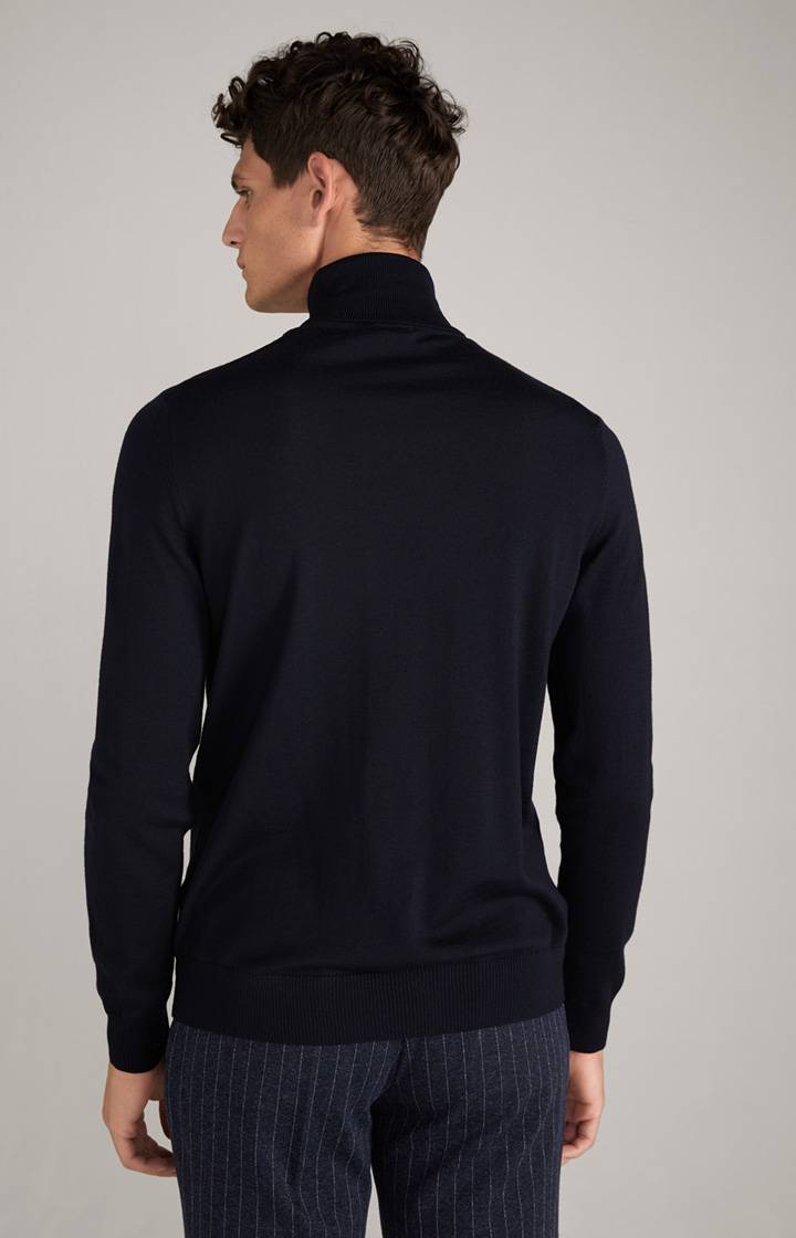 Joop Merinowoll-Rollkragenpullover Donte In Dunkelblau