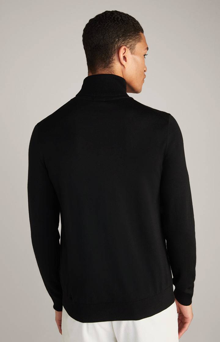 Joop Merinowoll-Rollkragenpullover Donte In Schwarz
