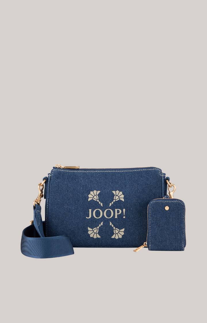 Joop Schultertasche Azzurro Chiaro Jasmina in Denim Blau
