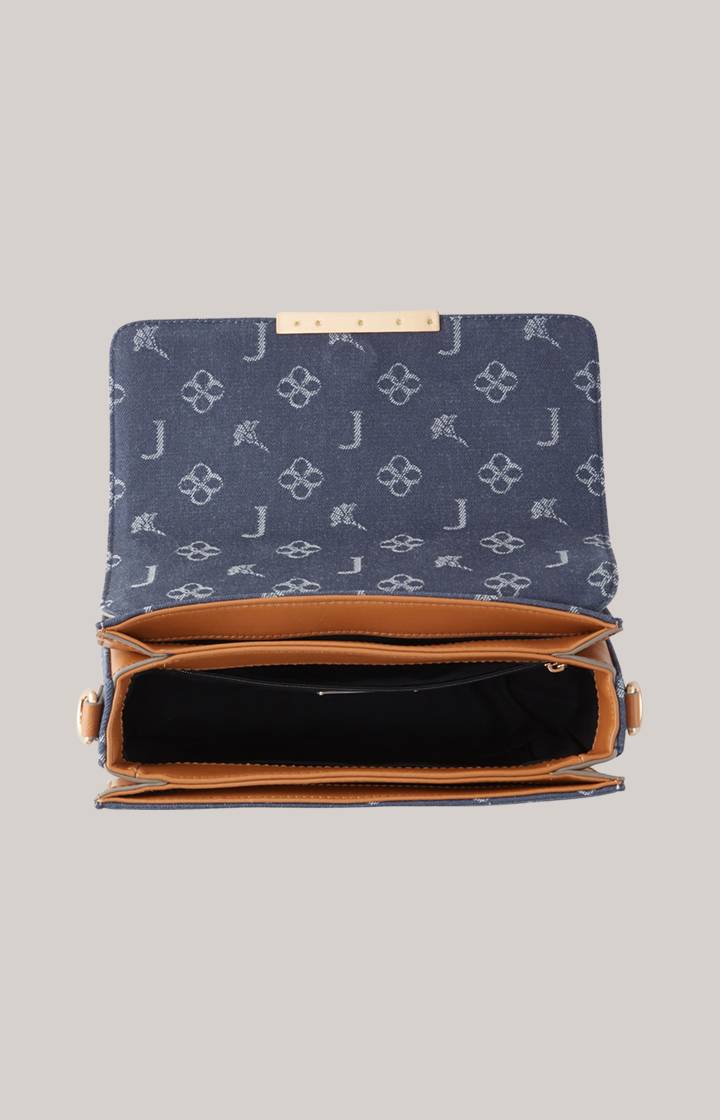 Joop Schultertasche Azzurro Sousa In Denim-Blau/Cognac