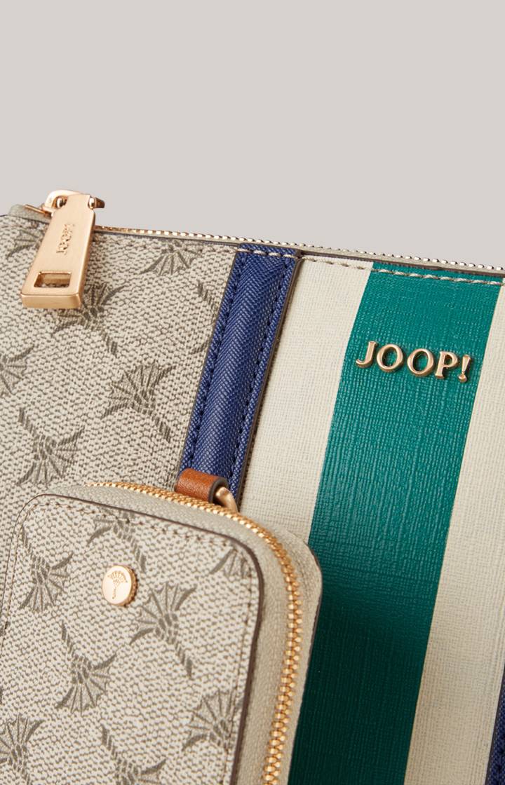 Joop Schultertasche Mazzolino Due Jasmina In Taupe/Grün/Blau
