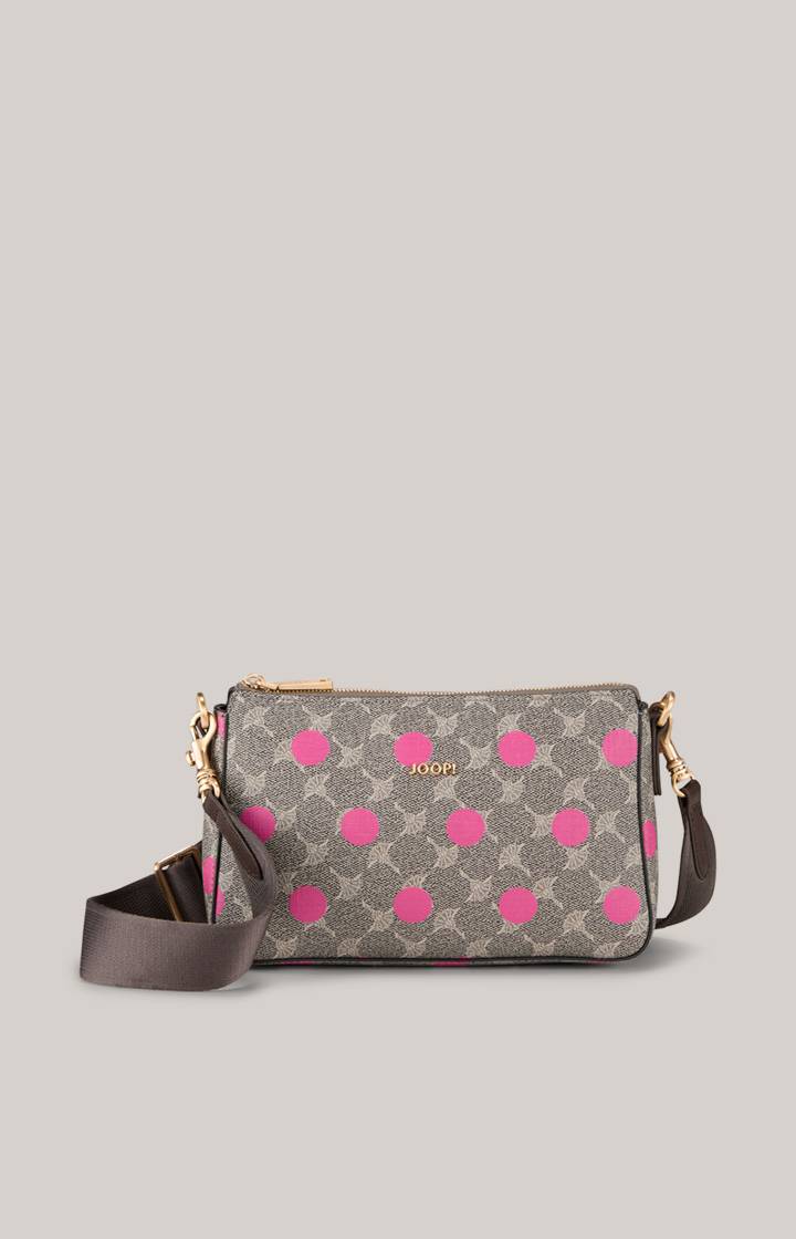 Joop Schultertasche Mazzolino Punti Jasmina in Pink/Braun