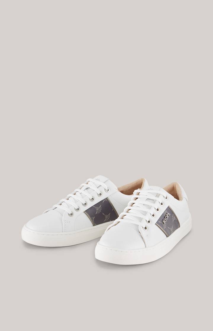 Joop Sneaker Cortina Lista Coralie in Offwhite/Dunkelgrau