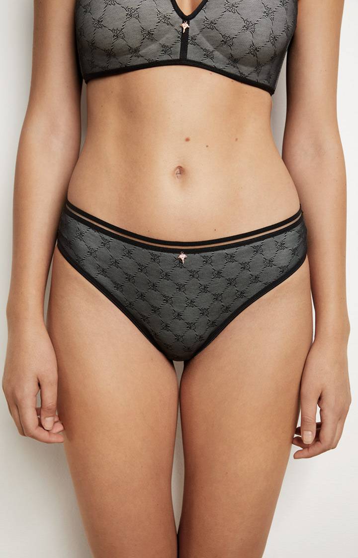 Joop Soft-BH Mit Schale In Light Grey Melange/Black