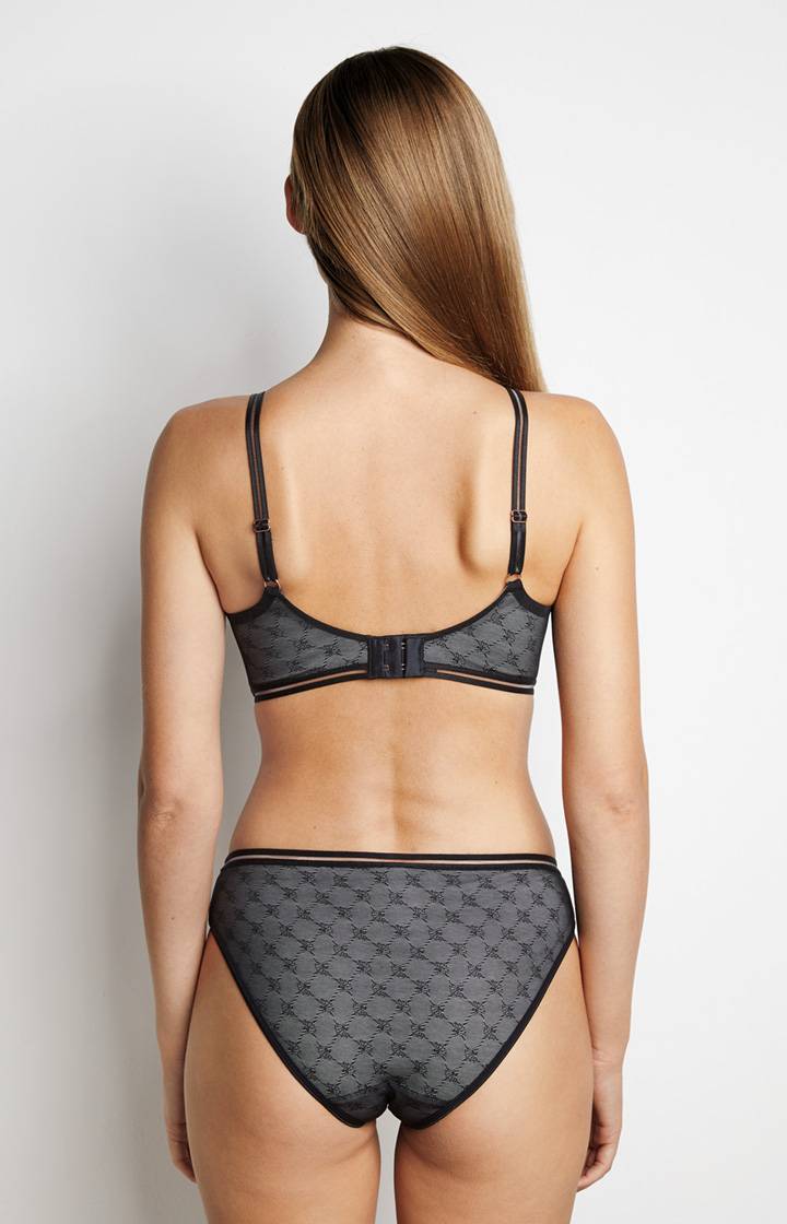 Joop Soft-BH Mit Schale In Light Grey Melange/Black