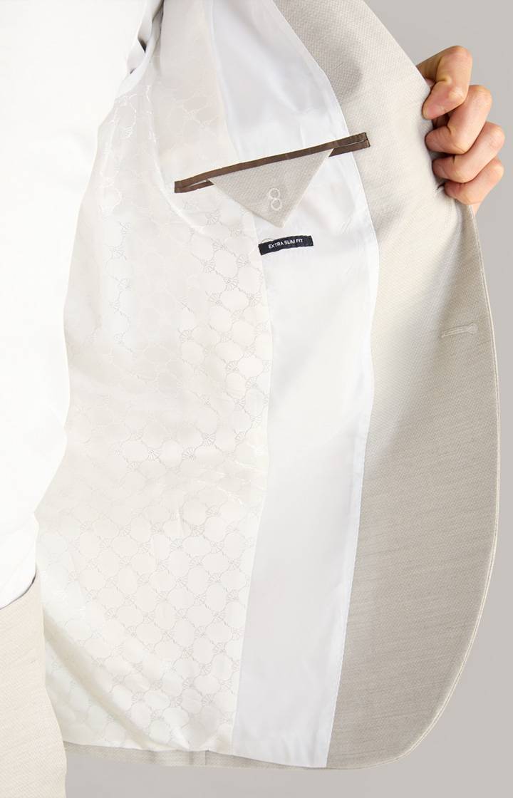 Joop Wedding-Baukasten-Sakko Damon In Beige Strukturiert