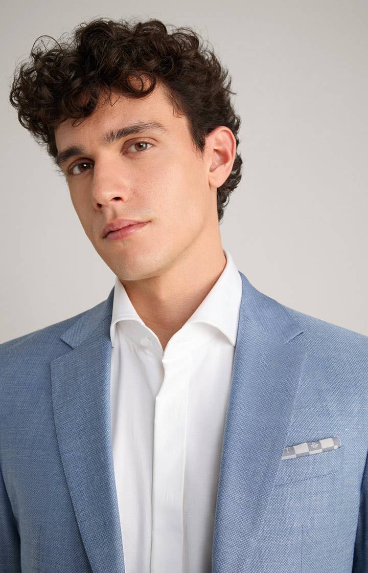 Joop Wedding-Baukasten-Sakko Damon In Hellblau Strukturiert