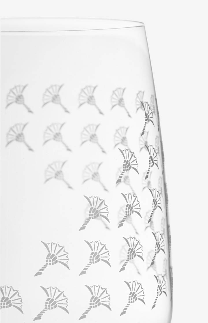 Joop Weißweinglas Faded Cornflower - 2er Set In Matt Weiß