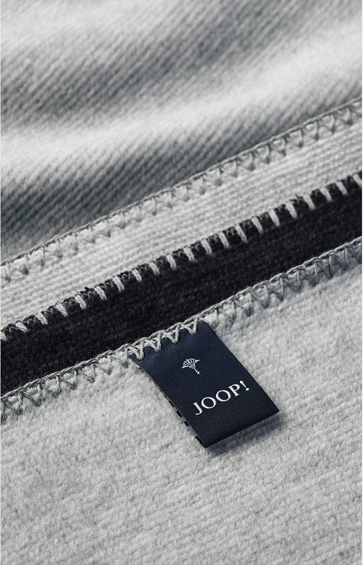 Joop Wohndecke JOOP! MELANGE-DOUBLEFACE In Anthrazit-Silber