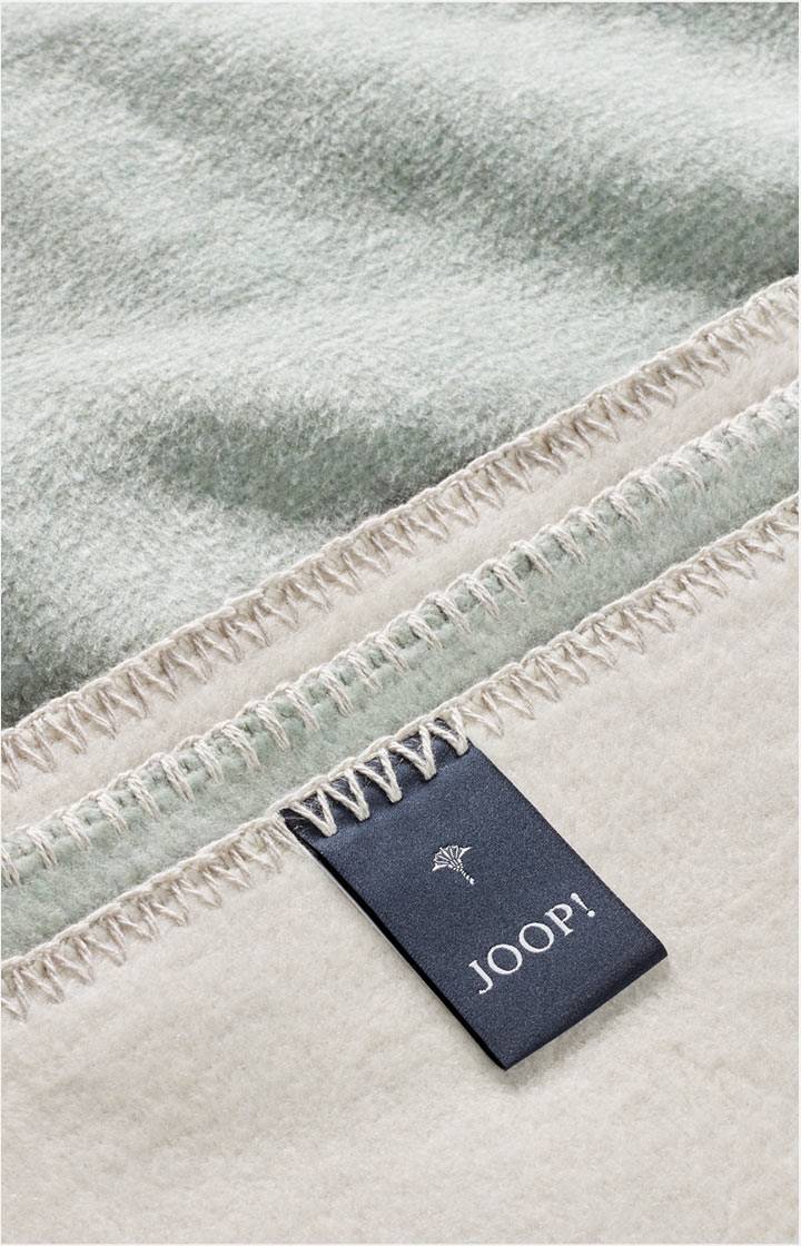 Joop Wohndecke JOOP! MELANGE-DOUBLEFACE In Jade-Natur