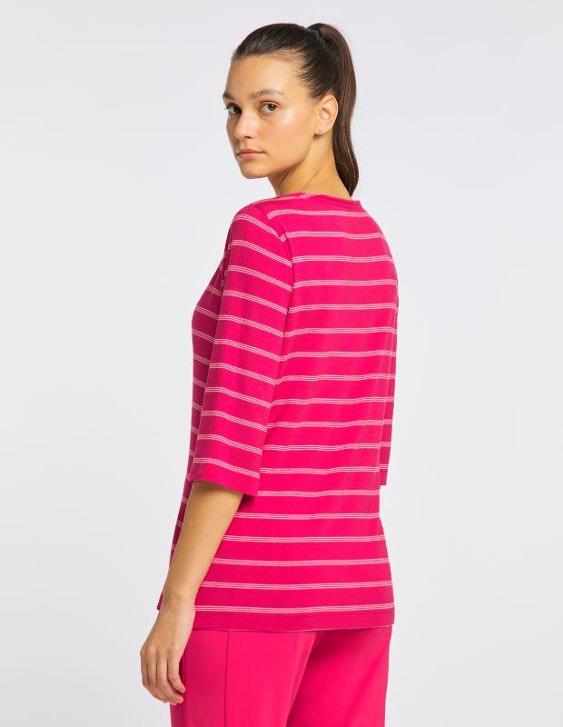 Joy Sportswear 3/4-Arm-Shirt AMIRA 3/4-Arm-Shirt Im Lässigen Streifenlook