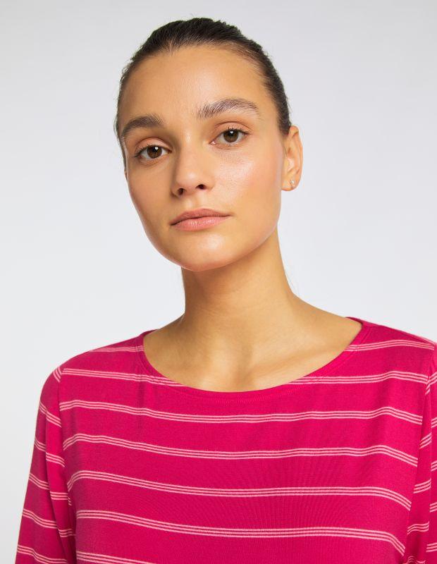 Joy Sportswear 3/4-Arm-Shirt AMIRA 3/4-Arm-Shirt Im Lässigen Streifenlook