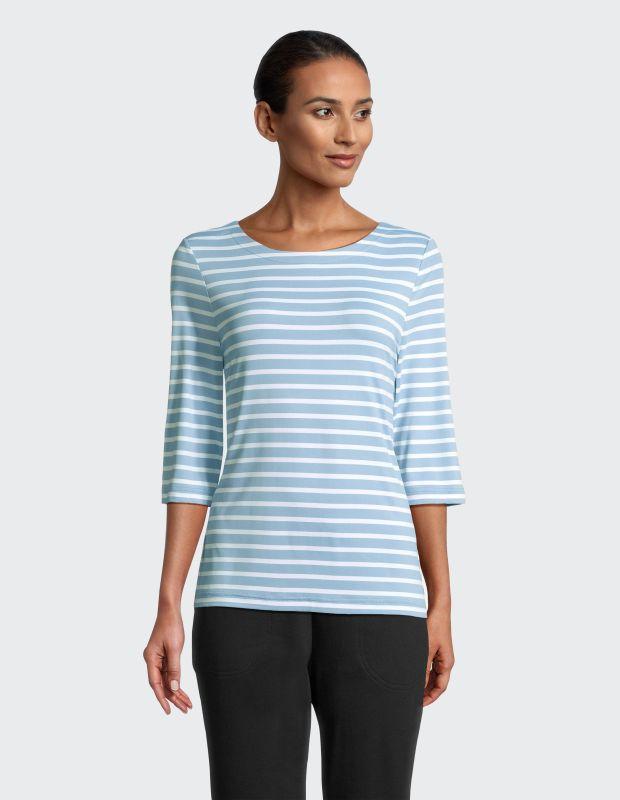 Joy Sportswear 3/4-Arm-Shirt CARINA Ringelshirt im maritimen Look