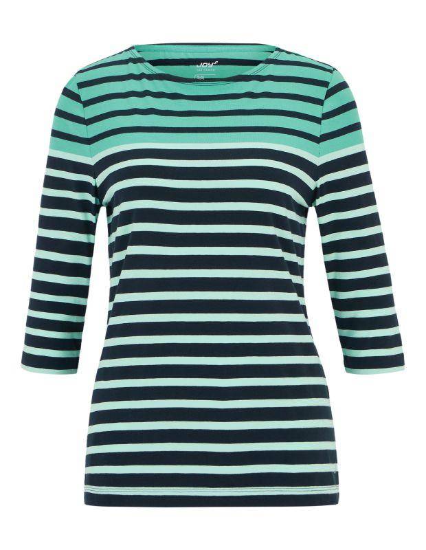 Joy Sportswear 3/4-Arm-Shirt CELIA T-Shirt Mit Feinem Ringeldessign