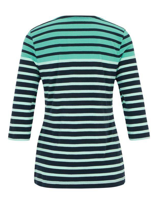 Joy Sportswear 3/4-Arm-Shirt CELIA T-Shirt Mit Feinem Ringeldessign