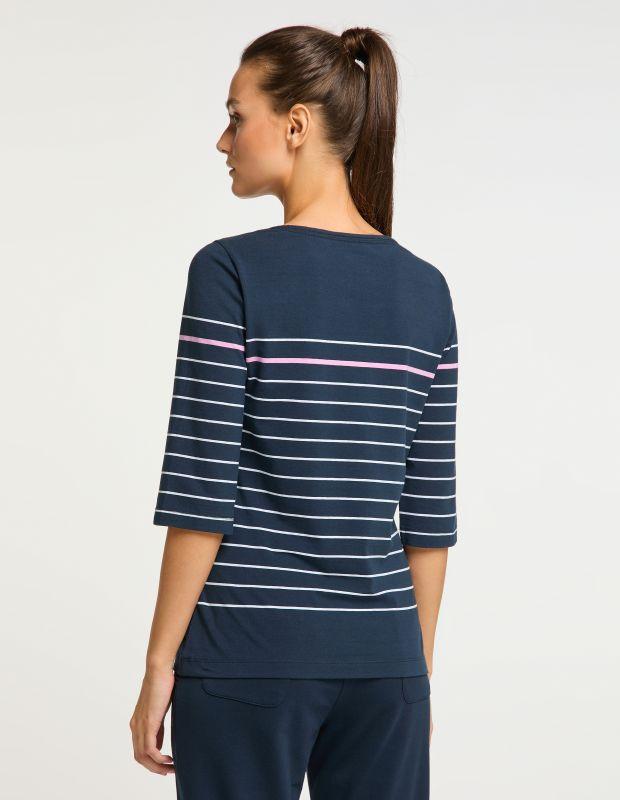 Joy Sportswear 3/4-Arm-Shirt LEILA 3/4-Arm-Shirt Mit Streifen