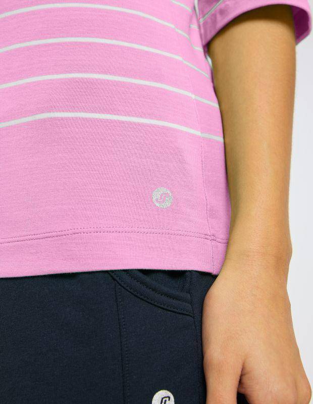 Joy Sportswear 3/4-Arm-Shirt LEILA 3/4-Arm-Shirt Mit Streifen