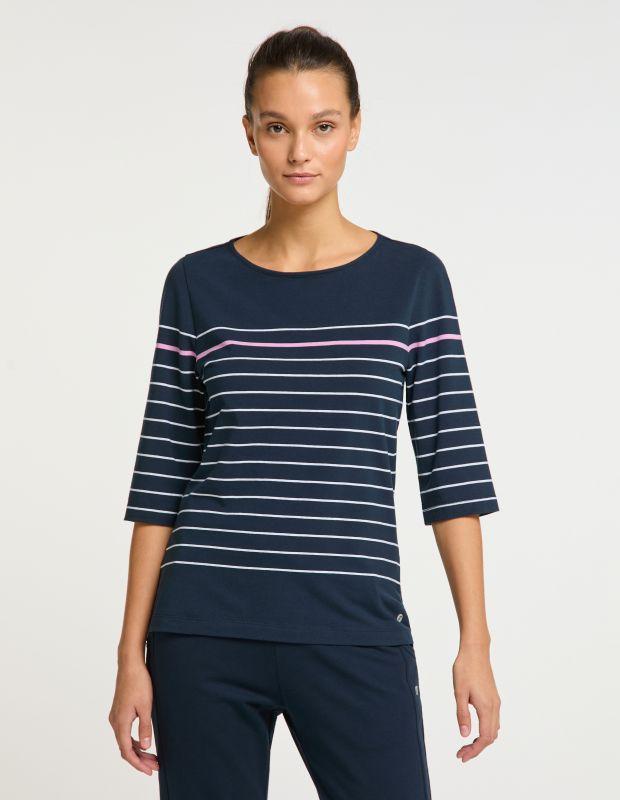 Joy Sportswear 3/4-Arm-Shirt LEILA 3/4-Arm-Shirt mit Streifen