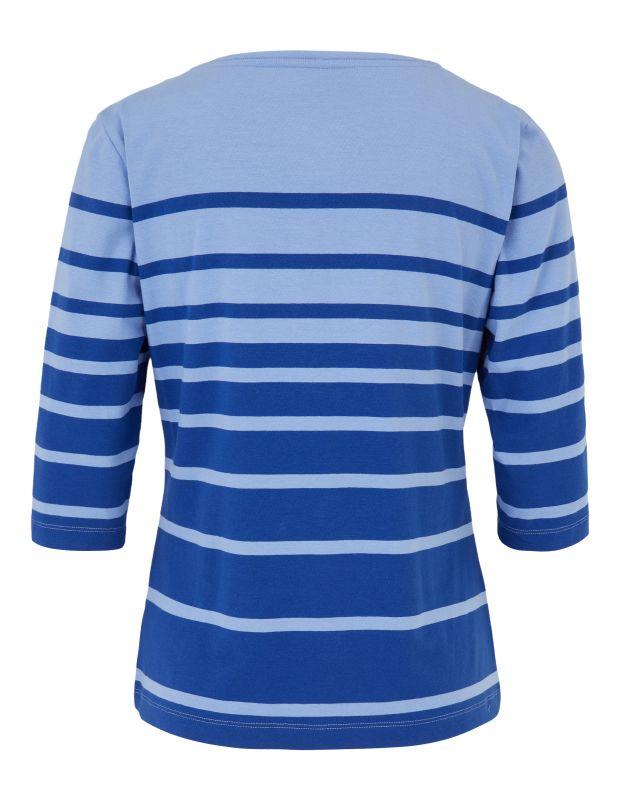 Joy Sportswear 3/4-Arm-Shirt LISA Shirt Mit Zweifarbigem Ringeldesign